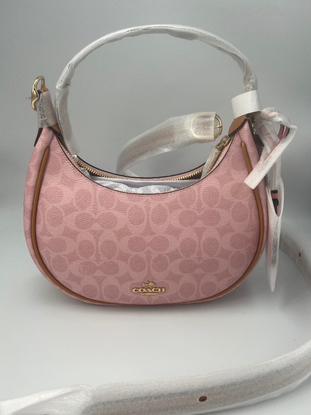 COACH Emily Shoulder Bag In Signature Canvas With Charms